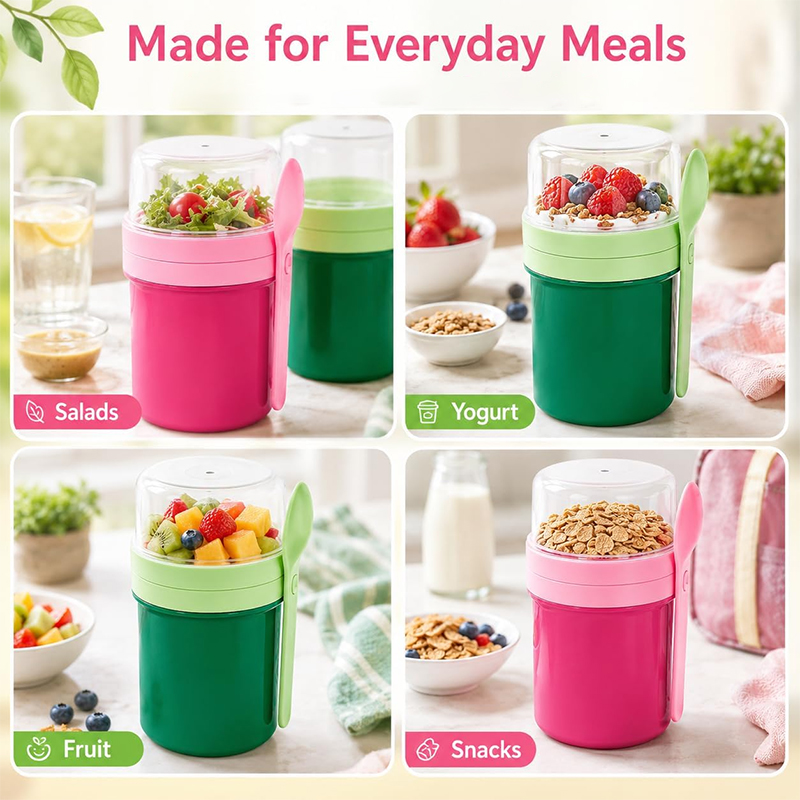 Portable Double Layer Overnigh - Food Storage Meals review and price