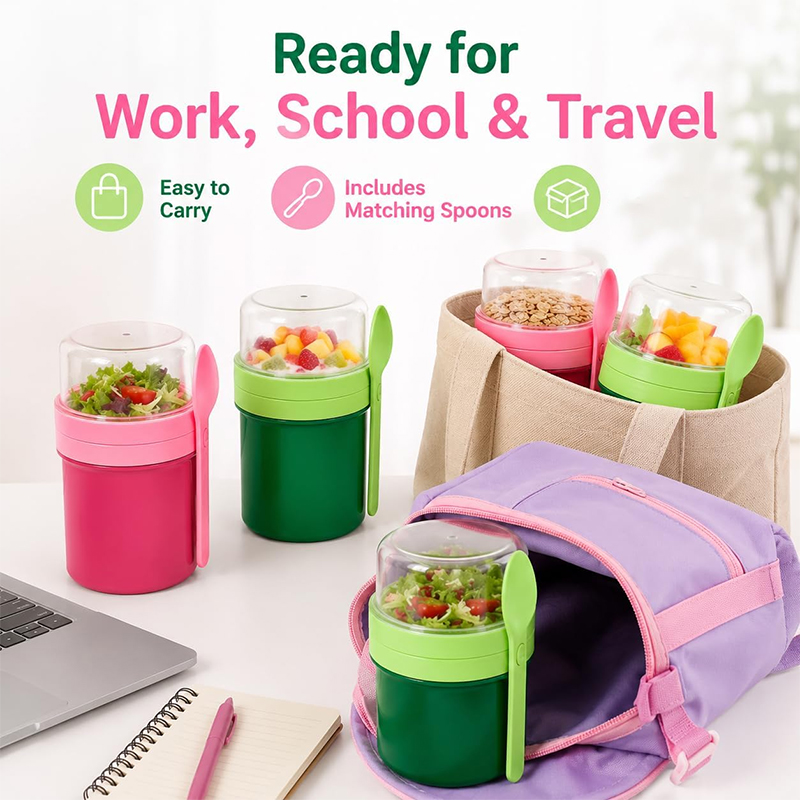 Portable Double Layer Overnigh - Food Storage Meals review and price