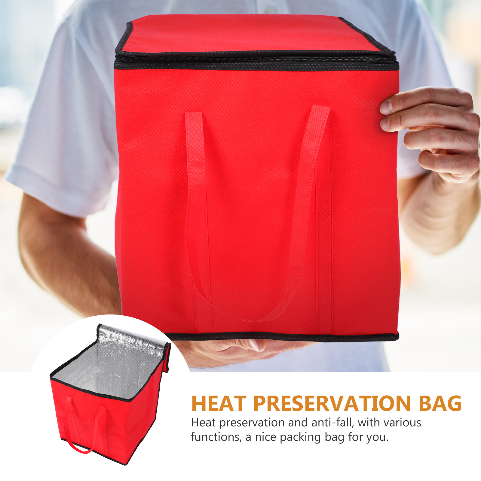 1Pcs Insulated Food Delivery B - Food Storage Bag review and price
