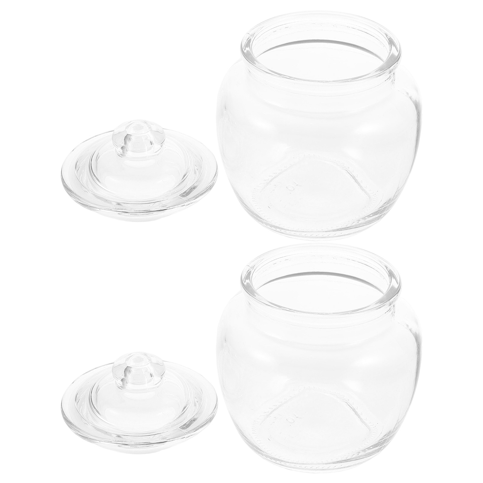 2Pcs Airtight Glass Kitchen St - Food Storage Containers review and price