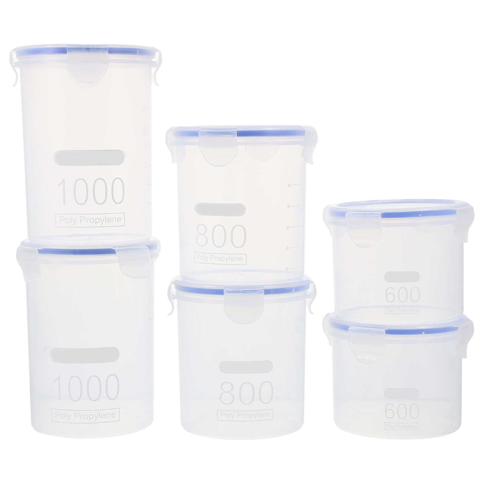 6Pcs Sealed Storage Jars Clear - Food Storage Containers review and price