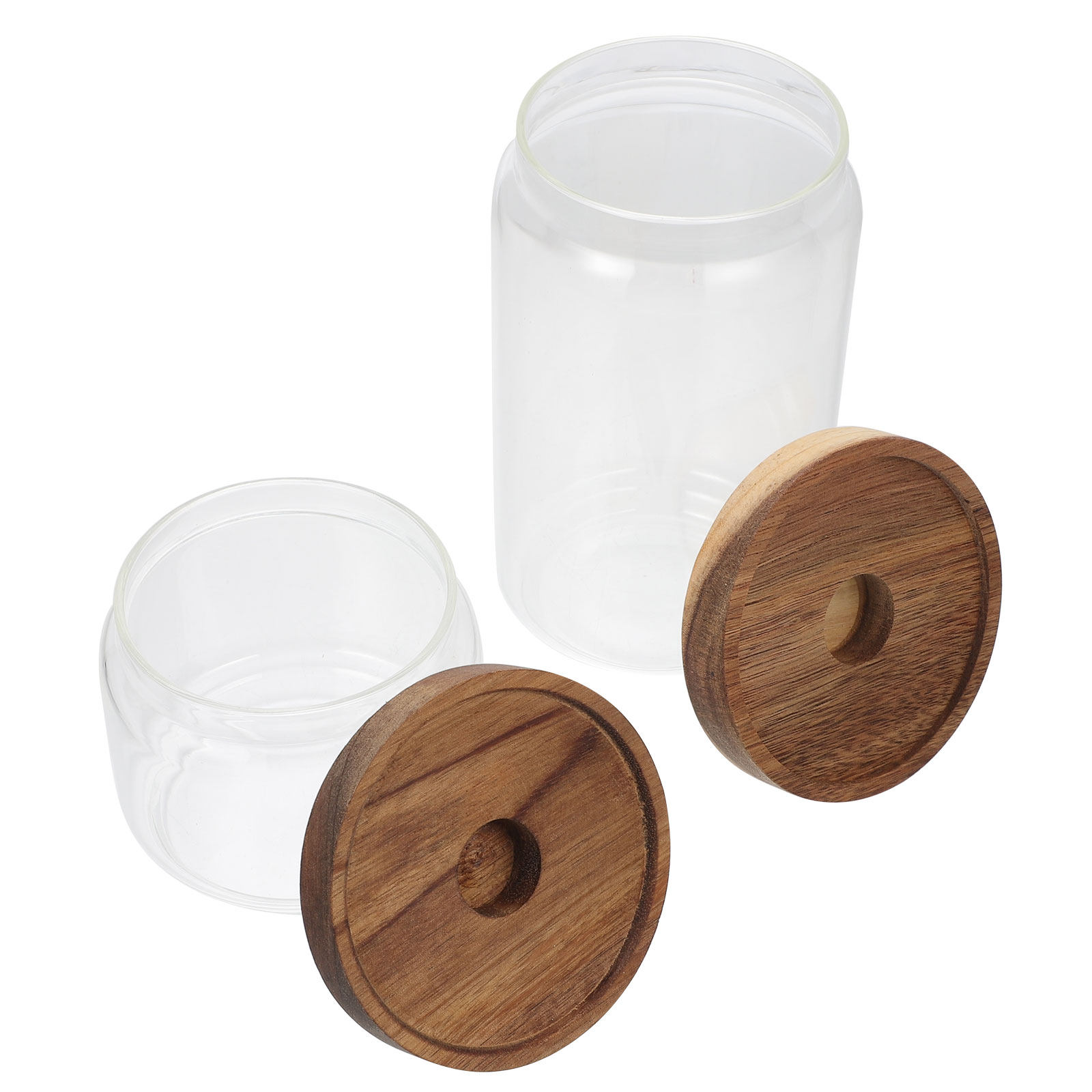 2Pcs Glass Storage Jar Sealed  - Food Storage Containers review and price
