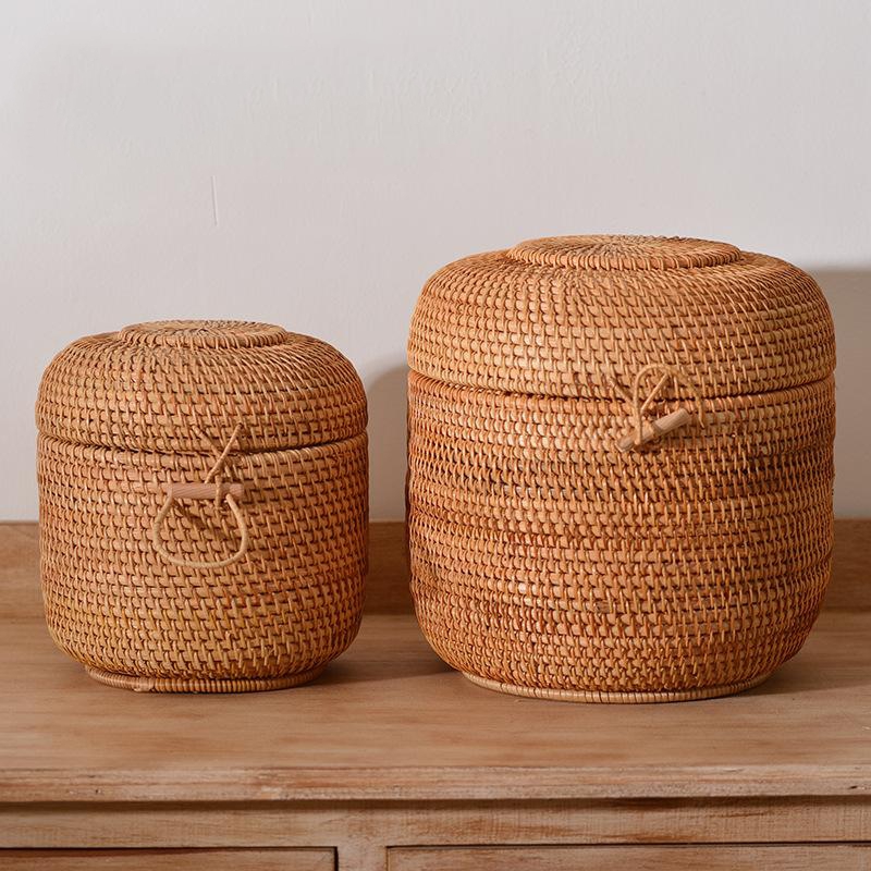 Handwoven Rattan Tea Storage B - Food Storage With Dividers review and price