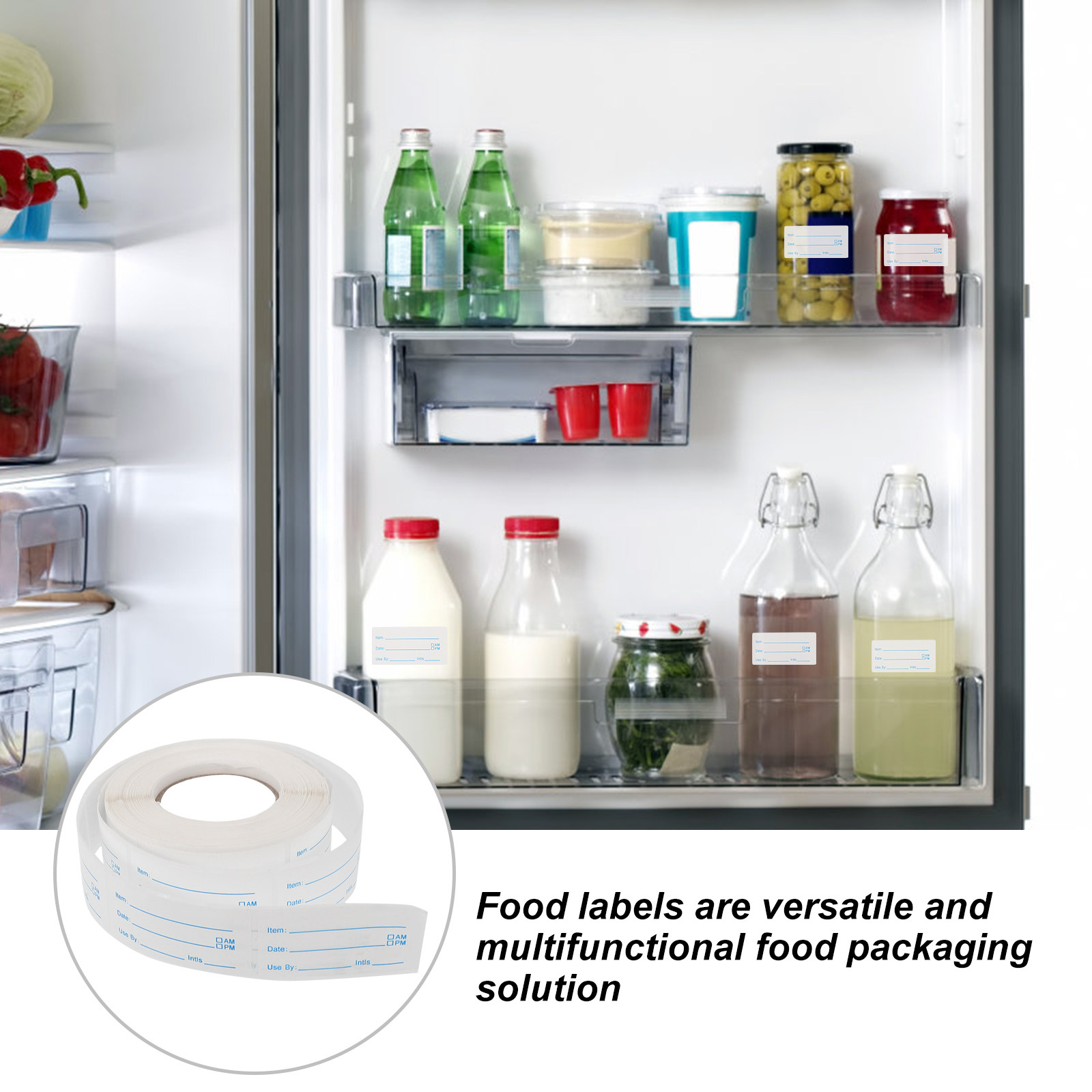 1 Roll Date Labels Stickers Fo - Food Storage Labels review and price
