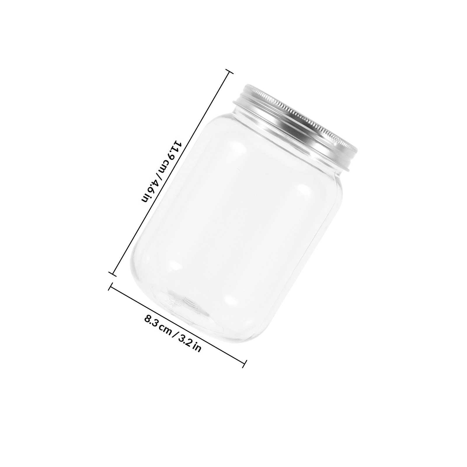4Pcs Clear Plastic Jars Airtig - Food Storage Containers review and price