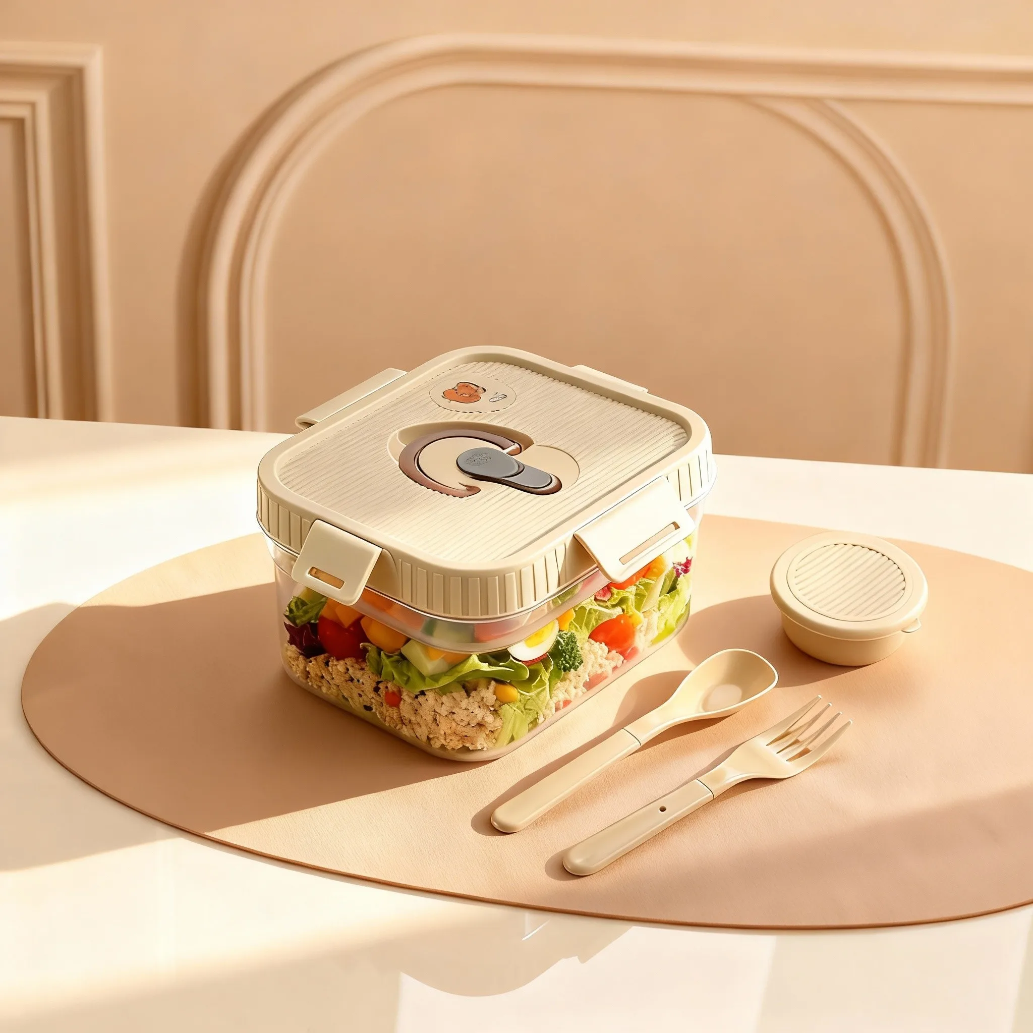Portable Plastic Double-layer  - Food Storage Oven Safe review and price